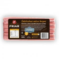 Salchicha Larga Friar 890 gr x 12 un