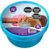 Balde Helado Chocolate, Dulce de Leche, Frutilla x 3 lt