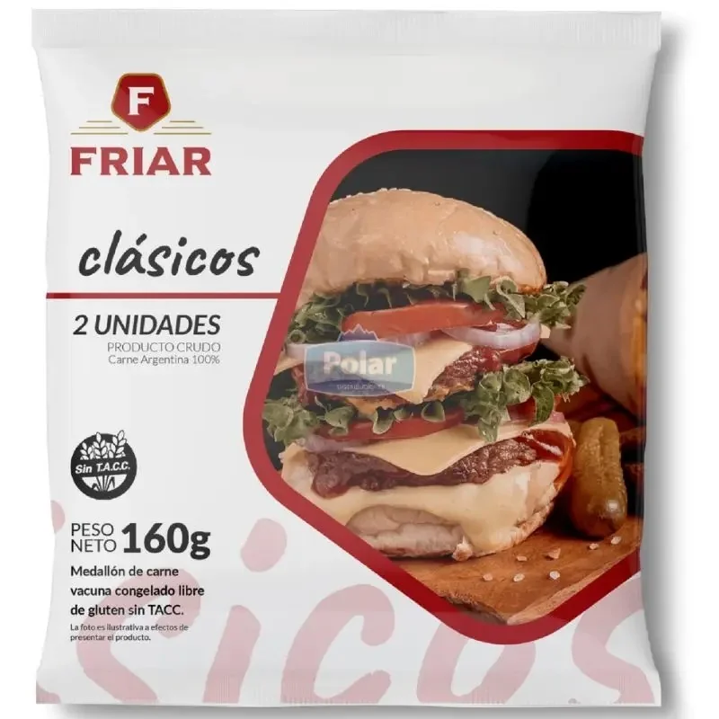 Medallón Friar 80 gr x 2 un