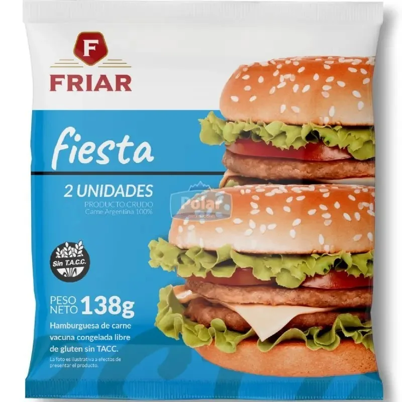 Hamburguesa Friar 69 gr x 2 un