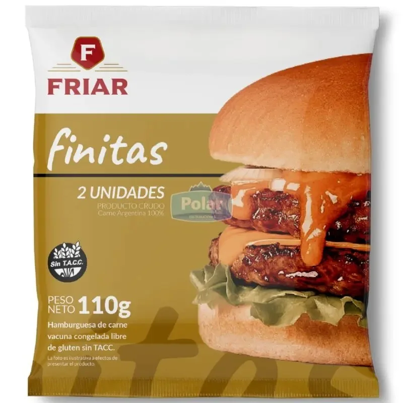 Hamburguesa Friar 55 gr x 2 un