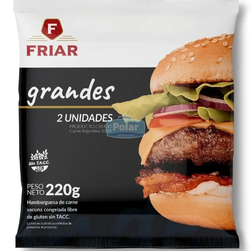 Hamburguesa 110 gr x 2 un