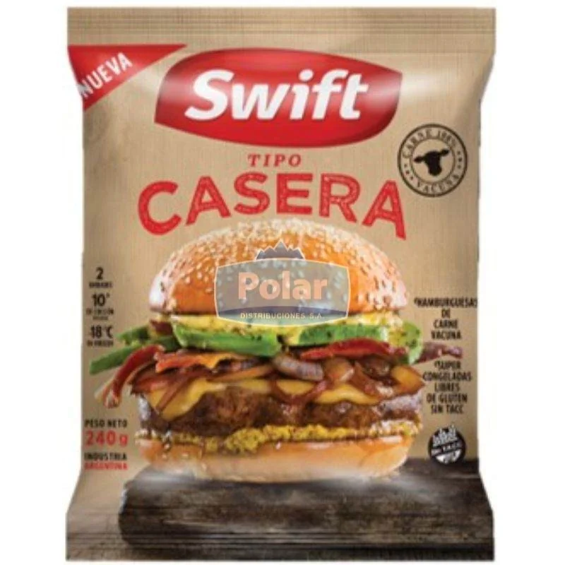 Hamburguesa Casera 2 x 120 gr