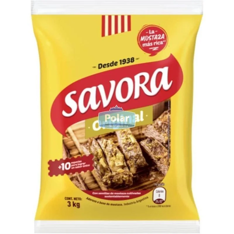 Mostaza x 3 kg Savora